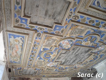 St Izaire plafond polychrome